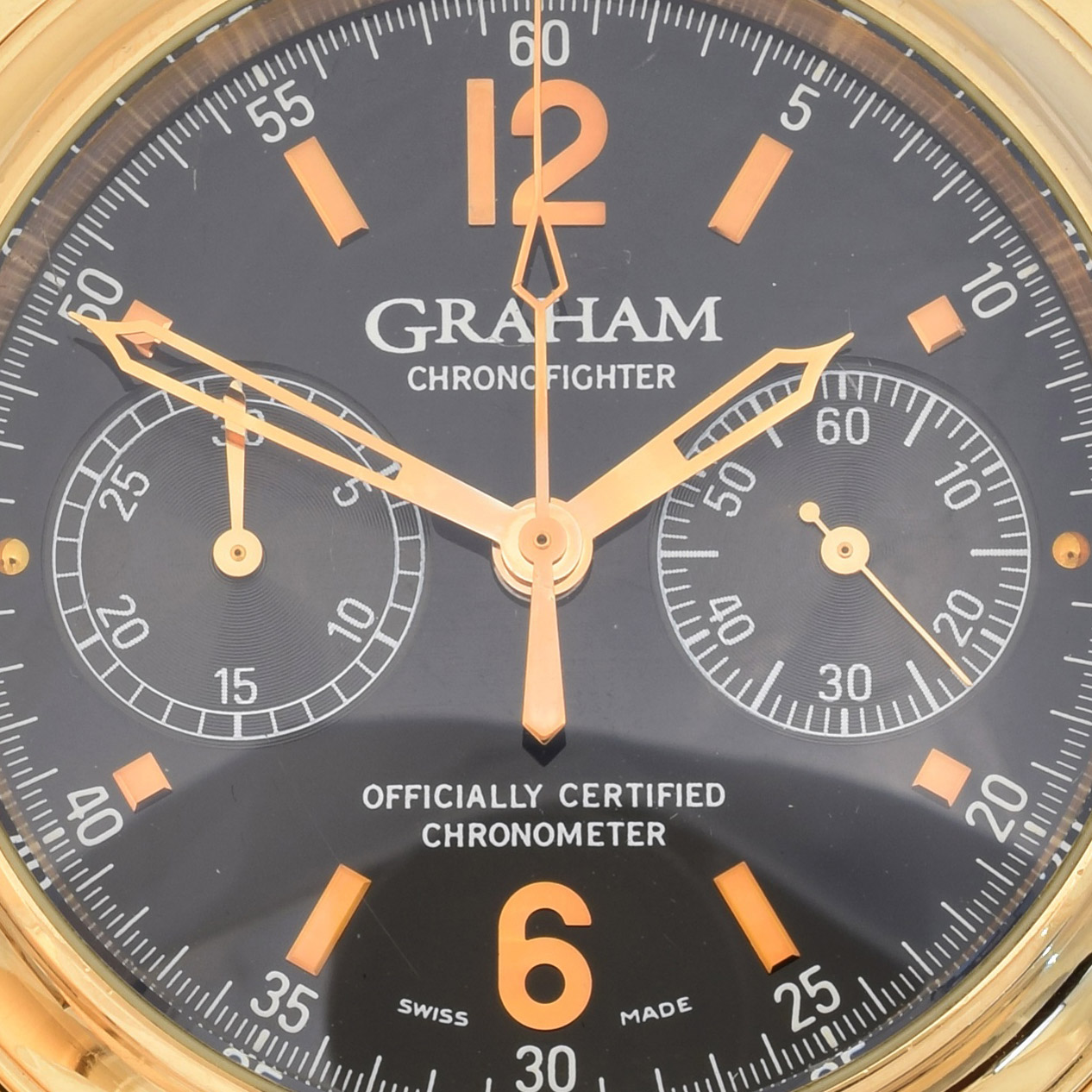 Graham watch dial
